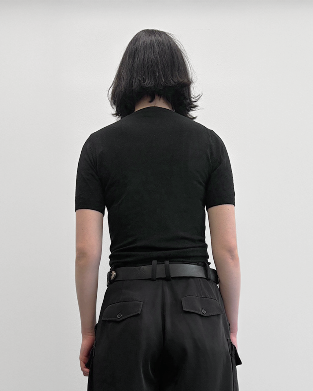 KNOT - Knit T Shirt With Wool Bow